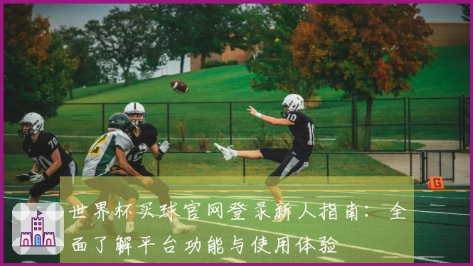 世界杯买球官网登录新人指南：全面了解平台功能与使用体验